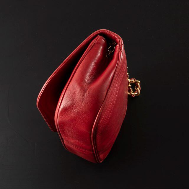 シャネル CHANEL ショルダーバッグ ラムスキンフラップポシェットCC