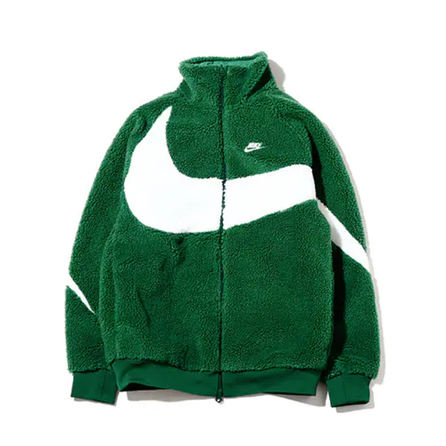 Nike Big Swoosh Boa Jacket Volt Green XS