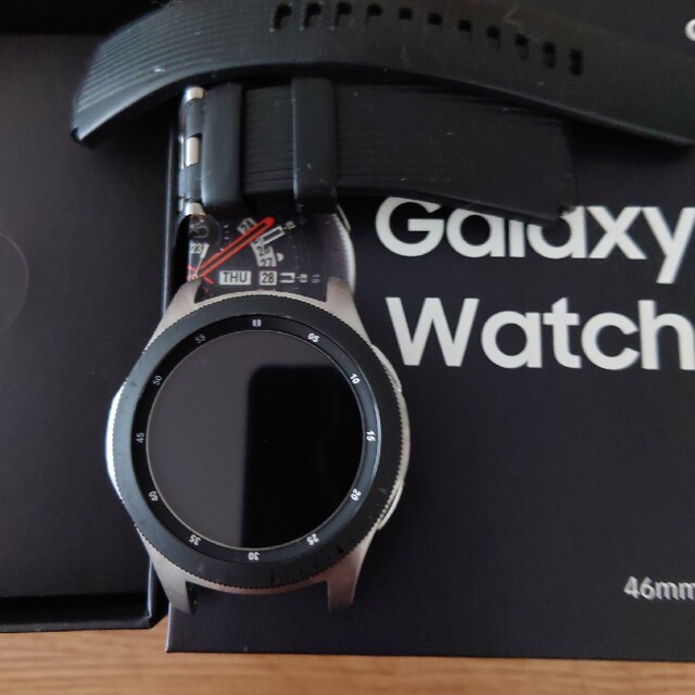 Galaxy(ギャラクシー)の【値下げしました】Galaxy watch 46mm メンズの時計(腕時計(デジタル))の商品写真