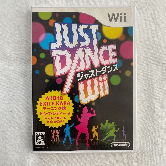 Wii(ウィー)のJUST DANCE Wii　任天堂　ゲームソフト　音楽　ウィー エンタメ/ホビーのゲームソフト/ゲーム機本体(家庭用ゲームソフト)の商品写真