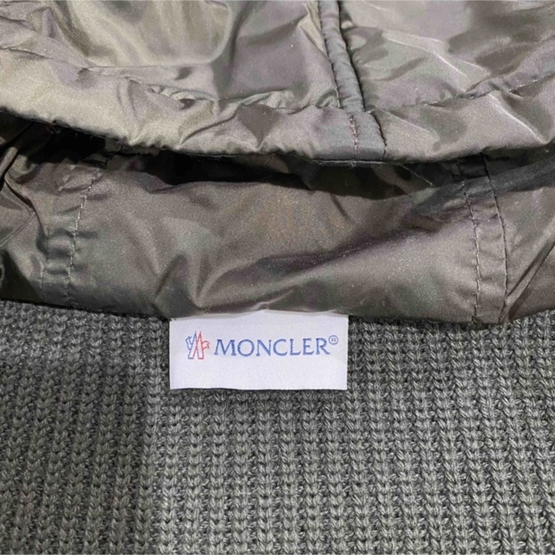 MONCLER(モンクレール)のモンクレール　ニットフードブルゾン メンズのトップス(ニット/セーター)の商品写真