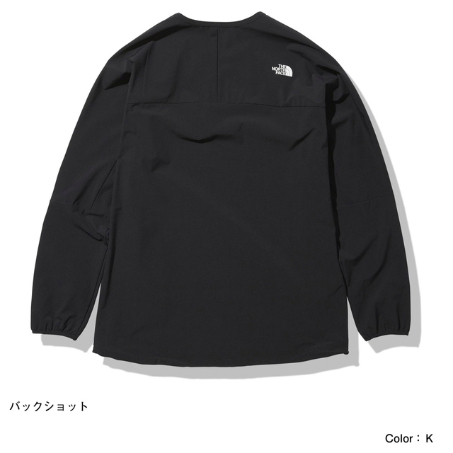 THE NORTH FACE(ザノースフェイス)のTHE NORTH FACE ノースフェイス 長袖シャツ黒NP72182メンズM メンズのトップス(その他)の商品写真