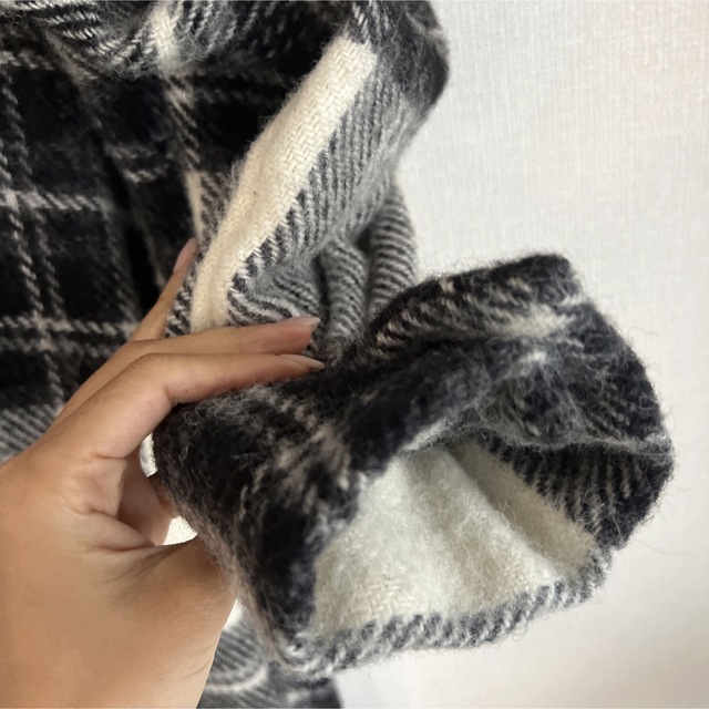 L'Appartement DEUXIEME CLASSE(アパルトモンドゥーズィエムクラス)のtweedmill チェックコート　ロングコート レディースのジャケット/アウター(ロングコート)の商品写真