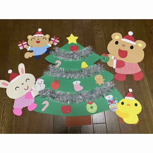 ☆特大壁面飾り☆クリスマスツリーを飾ろう！②☆冬　幼稚園保育園施設病院 3