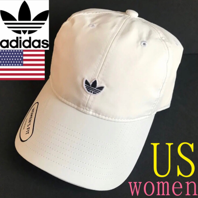 レア【新品】アディダス USA  レディース キャップ 白 adidas ゴルフ