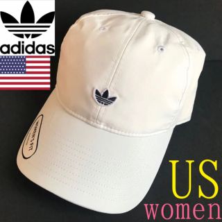 アディダス(adidas)のレア【新品】アディダス USA  レディース キャップ 白 adidas ゴルフ(キャップ)