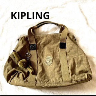 kipling - KIPLING ハンドバッグ　カーキ