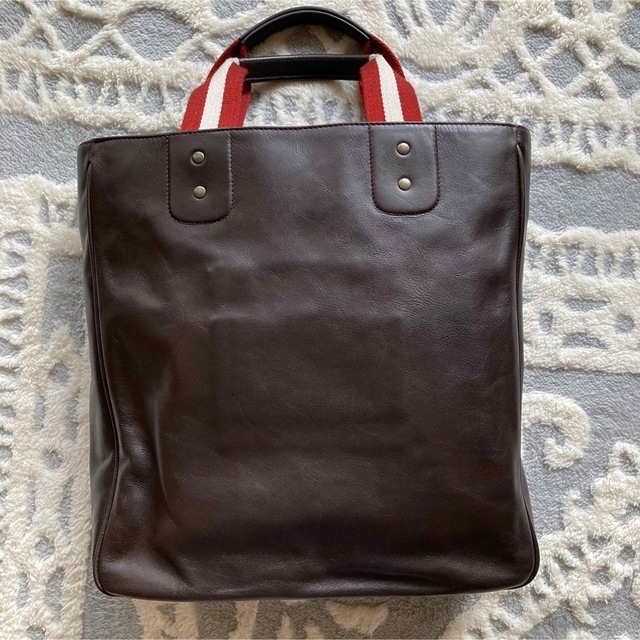 BALLY 2WAY トートバッグ レザー ブラウン - その他
