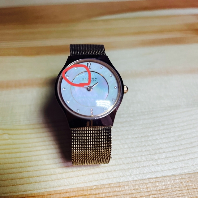 SKAGEN レディース時計　シェル レディースのファッション小物(腕時計)の商品写真