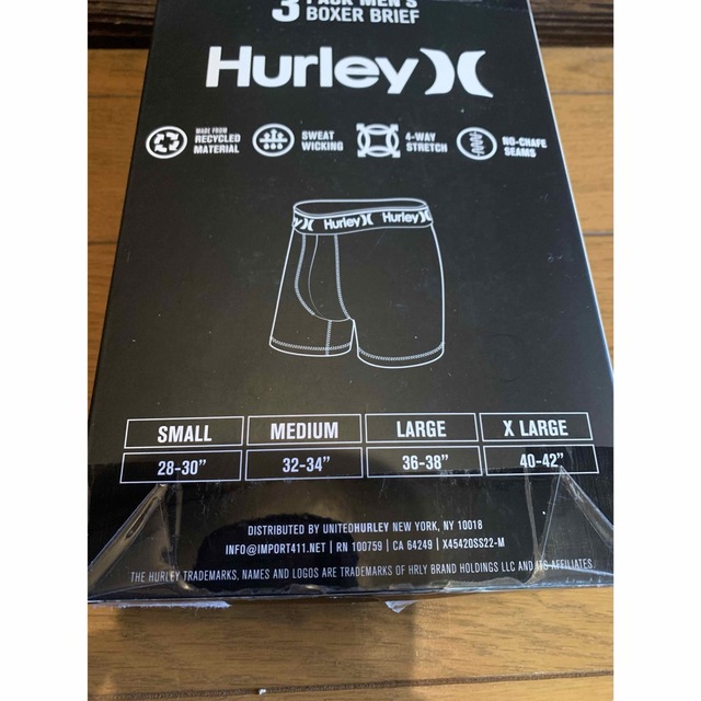 Hurley(ハーレー)のハーレー　ボクサーパンツ　Ｌサイズ③ メンズのアンダーウェア(ボクサーパンツ)の商品写真