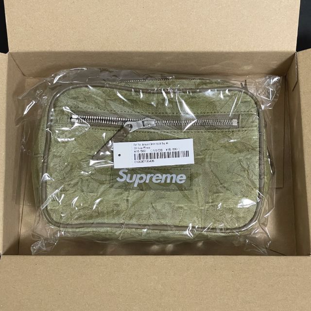 Supreme(シュプリーム)のSupreme Fat Tip Jacquard Denim ウエストバッグ メンズのバッグ(ウエストポーチ)の商品写真