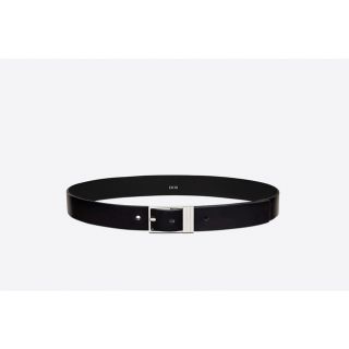 美品 DIOR HOMME Dバックル レザー スウェードベルト ベージュ 95