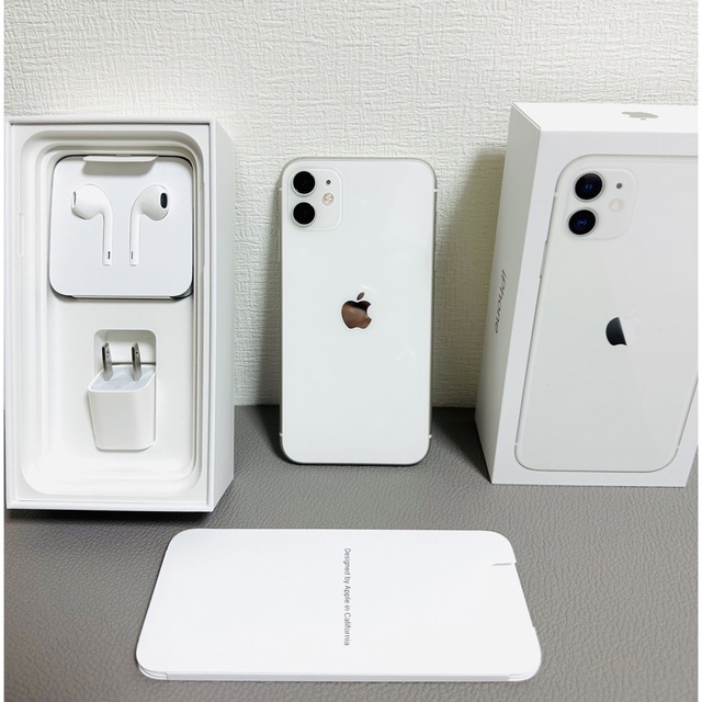 iPhone - iPhone 11 64GB SIMフリー 美品 ホワイトの通販 by ゆい's