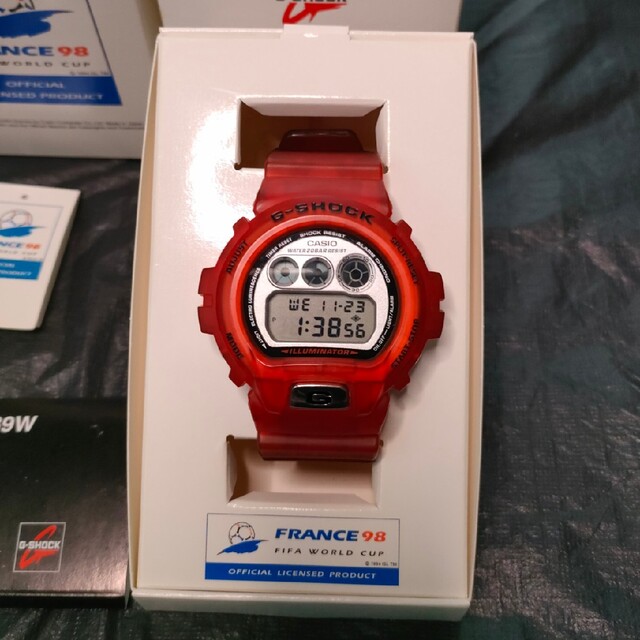 新製品情報も満載 CASIO G-SHOCK DW-6900WF-4T フランスワールドカップ