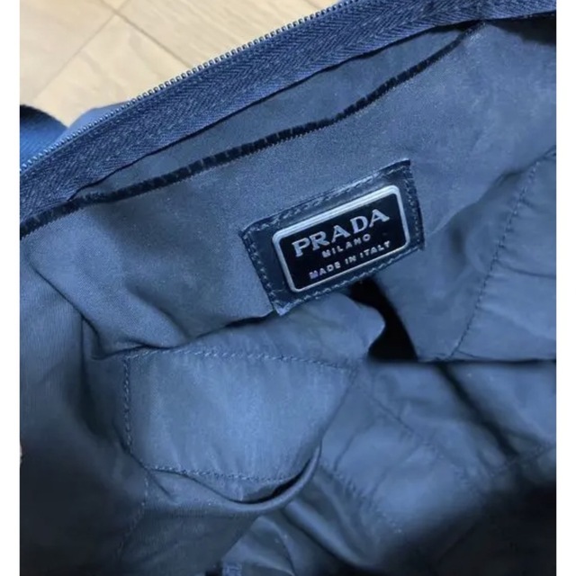 PRADA プラダ ボストンバッグ 旅行バッグ　三角プレート　南京錠　大容量