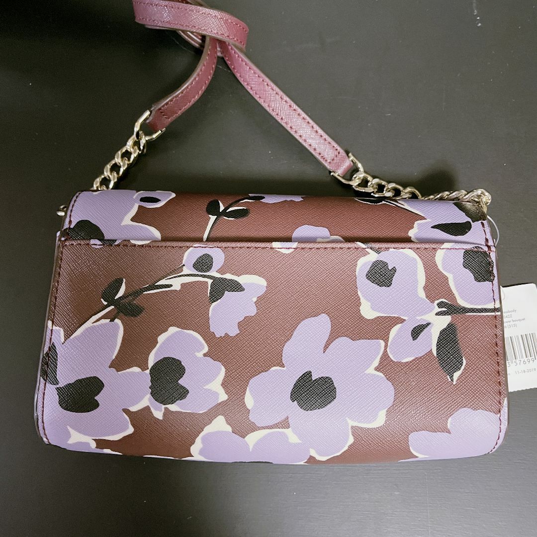 kate spade ショルダーバッグ レザー フラワー 花柄 ミニ ポシェット kate spade ショルダーバッグ レザー フラワー 花柄 ミニ ポシェット