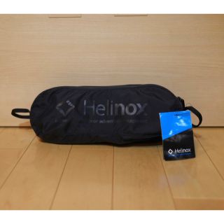 ヘリノックス(Helinox)の新品同様　Helinox ヘリノックス オールブラック チェアワン(テーブル/チェア)