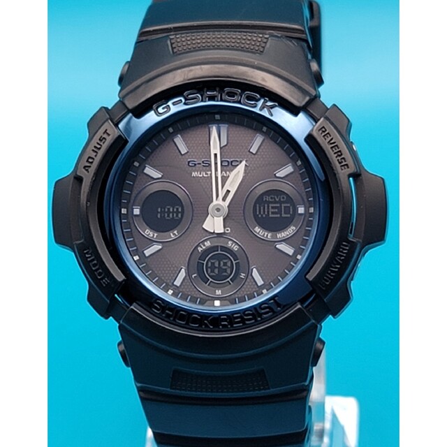 与え 新品 G-SHOCKソーラー電波時計AWG-M100A-1AJFカシオ c863