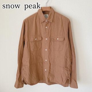 スノーピーク(Snow Peak)のSNOW PEAKスノーピークコットンウールフランネルシャツ(シャツ)