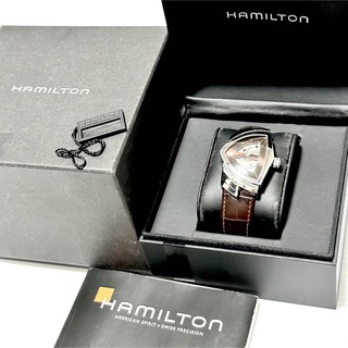 ハミルトン(Hamilton)の人気品！ HAMILTON ベンチュラ オートマチック H245150 レザー茶(腕時計(アナログ))