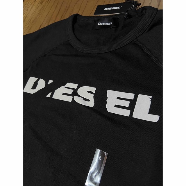 DIESEL  新品未使用　Lサイズ　スウェット　長袖　裏起毛　黒　ディーゼル