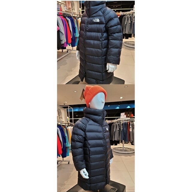 THE NORTH FACE(ザノースフェイス)のキッズ　コート　THE NORTH FACE　ノースフェイス　新品　黒　130 キッズ/ベビー/マタニティのキッズ服男の子用(90cm~)(ジャケット/上着)の商品写真