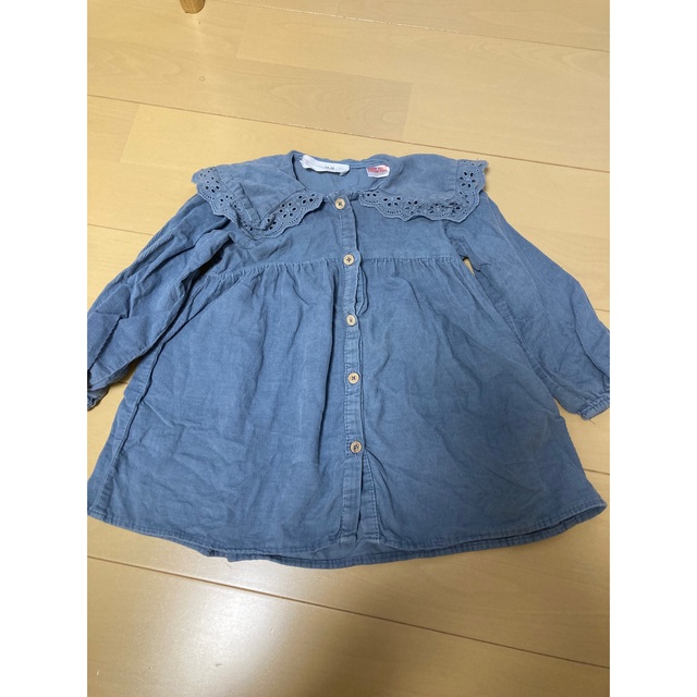 ZARA KIDS(ザラキッズ)のZARA コーデュロイ ワンピース  ザラ 86cm キッズ/ベビー/マタニティのベビー服(~85cm)(ワンピース)の商品写真