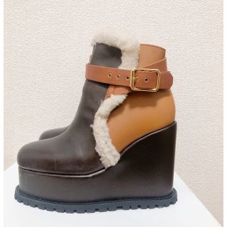 sacai ウェッジソールブーツ