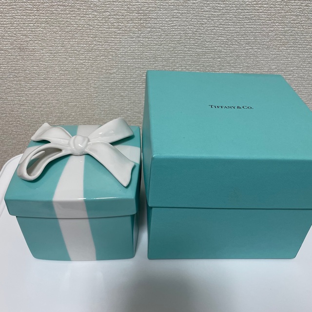 希少Tiffany 小物入れジュエリーボックス ラージ ブルーボックス