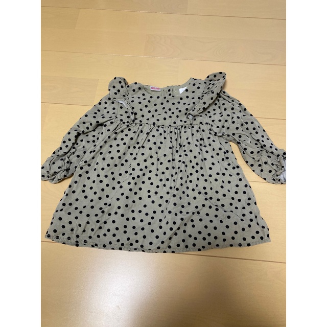 ZARA KIDS(ザラキッズ)のZARA ドットワンピース ザラ 80 キッズ/ベビー/マタニティのベビー服(~85cm)(ワンピース)の商品写真