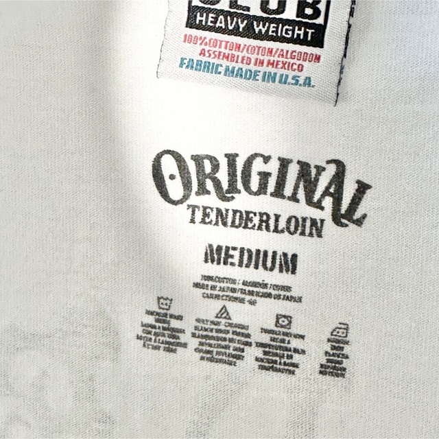 TENDERLOIN - ☆限定出品☆ TENDERLOIN 長袖Tシャツ ロンT ボルネオスカル 白 Mの通販 by 在庫一掃処分SALE中‼️｜ テンダーロインならラクマ