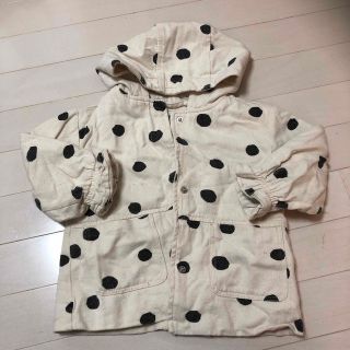 ザラキッズ(ZARA KIDS)のZARA 2-3years 98cm ドット柄ジャケット(ジャケット/上着)