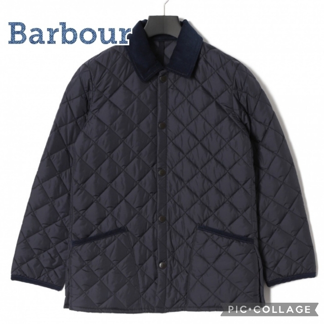 Barbour(バーブァー)の【Barbour】キルティング ブルゾン、リッヅデール SL 、ネイビー、S～M メンズのジャケット/アウター(ナイロンジャケット)の商品写真
