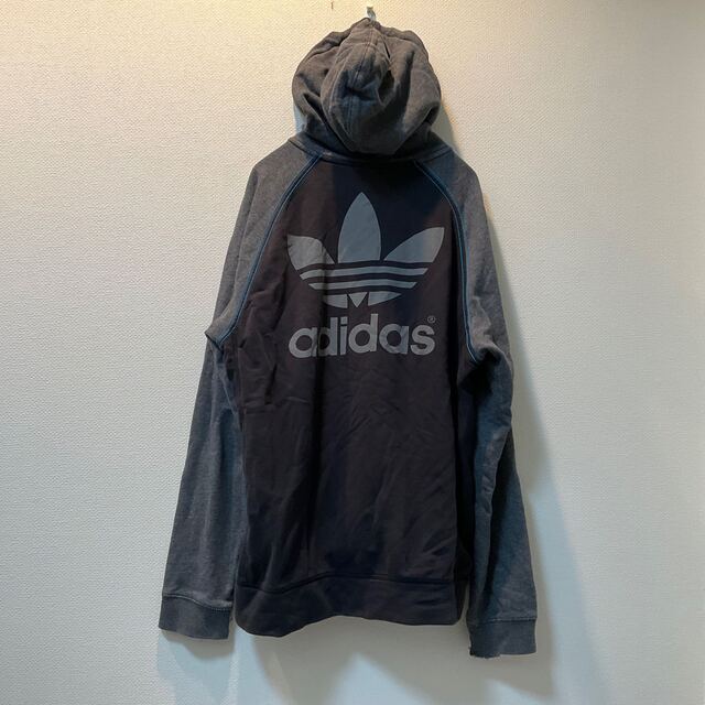 【最終値下】adidas ジャケット 90s デサント トレフォイル バイカラー