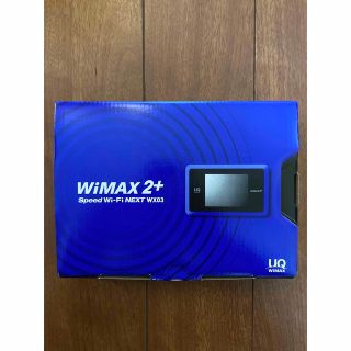 エヌイーシー(NEC)のWiMAX2+ Speed Wi-Fi NEXT WX03(PC周辺機器)