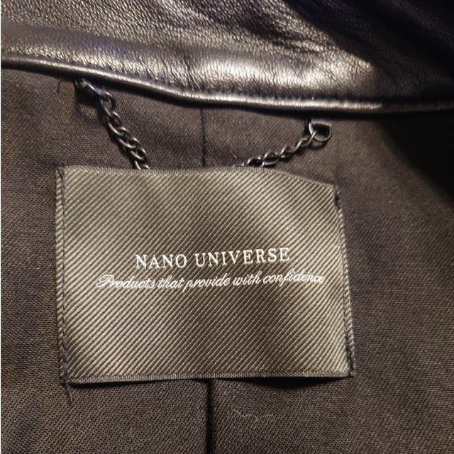 nano・universe(ナノユニバース)のnano universe　ナノ・ユニバース　メンズ　ライダースジャケット メンズのジャケット/アウター(ライダースジャケット)の商品写真