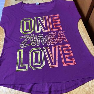 ズンバ(Zumba)のZUMBA®︎ウェア　トップス  紫　Lサイズ(ダンス/バレエ)