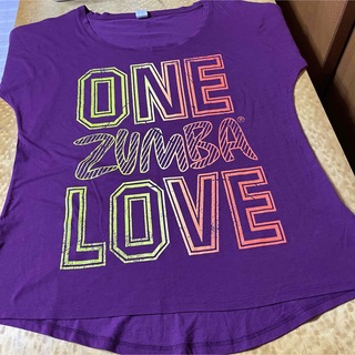ズンバ(Zumba)のZUMBA®︎ウェア　トップス  紫　Lサイズ(ダンス/バレエ)