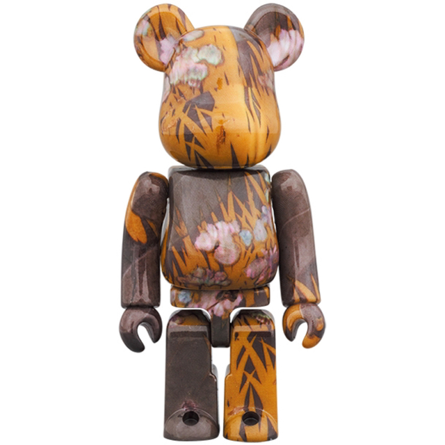 BE@RBRICK 尾形光琳 国宝「八橋蒔絵螺鈿硯箱」 100% & 400%