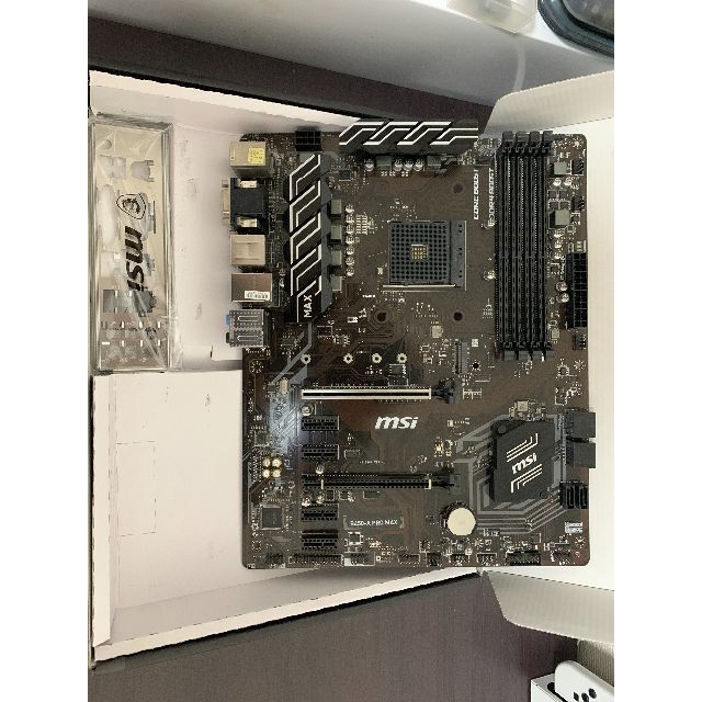 【MSI B450-A PRO MAX ATX】美品、外箱あり