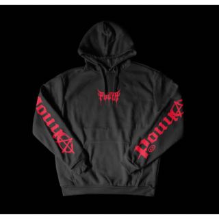 シュプリーム(Supreme)のPOUYA ANARCHY HOODIE - BLACK(パーカー)