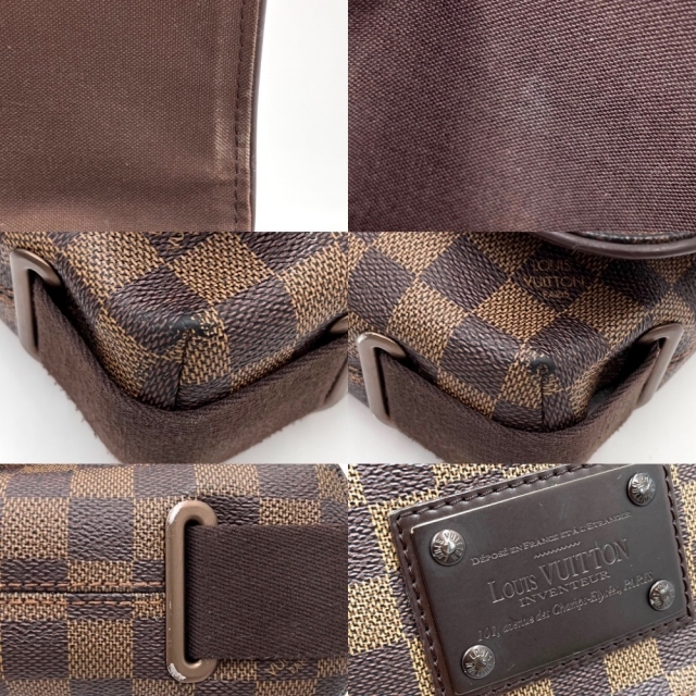 LOUIS VUITTON ルイヴィトン ショルダーバッグ ダミエ ブルックリンPM ブラウン 茶 かばん 鞄 N51210    ブラウン金具 メンズ 人気【品】