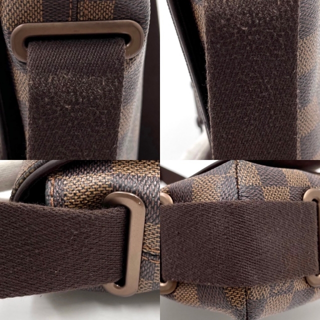 LOUIS VUITTON ルイヴィトン ショルダーバッグ ダミエ ブルックリンPM ブラウン 茶 かばん 鞄 N51210    ブラウン金具 メンズ 人気【品】