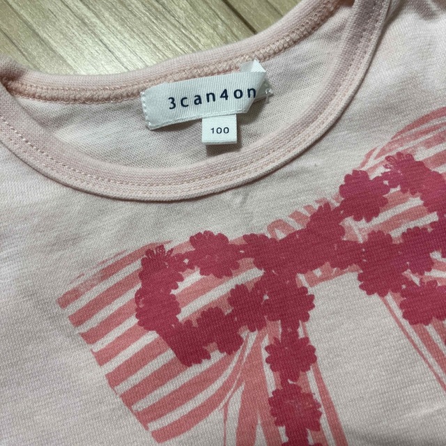 3can4on(サンカンシオン)の長袖　Tシャツ キッズ/ベビー/マタニティのキッズ服女の子用(90cm~)(Tシャツ/カットソー)の商品写真
