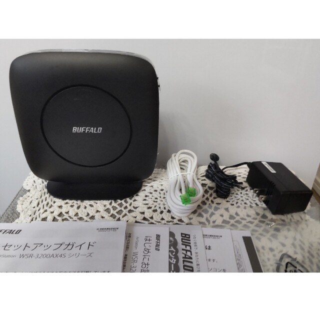 Buffalo(バッファロー)のバッファロー WSR-3200AX4S/DBK スマホ/家電/カメラのスマホ/家電/カメラ その他(その他)の商品写真