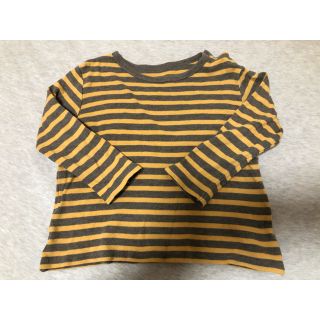 ユニクロ(UNIQLO)のユニクロ　ボーダーT  90 ロングティシャツ(Tシャツ/カットソー)