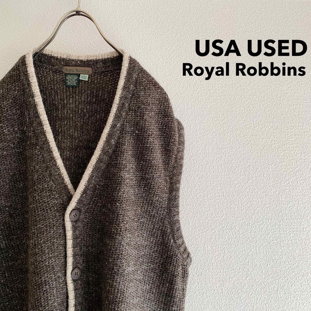 USA製 “RoyalRobbins” Vintage Knit Vest
