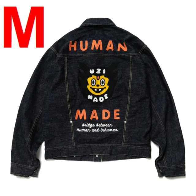 INDIGO定価Mサイズ HUMAN MADE UZI MADE DENIM JACKET