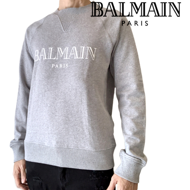 【新品】BALMAIN ロゴ スウェット