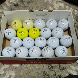TOURSTAGE - PHYZ Golf Ball 年式混合 20球